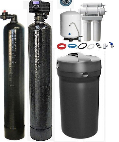 Whole House Water Filtration Carbon - Softener - Reverse Omsosis Water Filter System Bundle