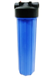 BIG BLUE WATER FILTER HOUSING 20" X 4.5" (1" FPT) WITH PRESSURE RELEASE