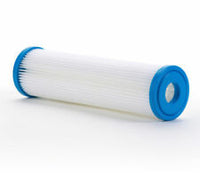 Big Blue Sediment Filter 10 Micron 1 Washable Pleated Polyester Filter 20"x 4.5"