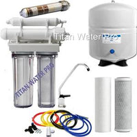 5 Stage Reverse Osmosis 100 GPD Alkaline/Ionizer Neg Orp Water Filter System