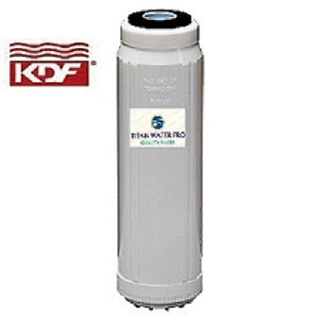 KDF 55/85 / GAC 10" refillable cartridge Fits regular RO system