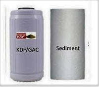 Dual Big Blue Water Filter Housing w/Bracket 10"x4.5" KDF55/GAC & SEDIMENT FILTER