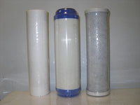 Titan Water Filters(3pc) Sediment Filter, KDF55/GAC Filter, Carbon Block Filter
