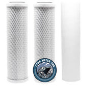 3-PACK REVERSE OSMOSIS WATER FILTER KIT - INCLUDES CARBON BLOCK FILTERS & PP SEDIMENT FILTER