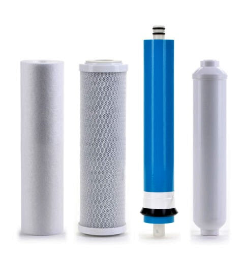 Reverse Osmosis Replacement Filter Set RO Cartridges 4 stage w/ 50 GPD Membrane