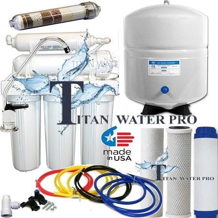 RO - Reverse Osmosis Alkaline/Ionizer Neg ORP Water Filter System 100 GPD 6 Stage  