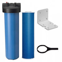 Big Blue Water Filter - GAC Carbon Filter Cartridge - Mounting Bracket 20" X 4.5"