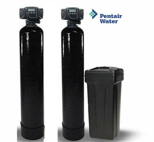 Well Water Dual Whole House Catalytic Carbon & Softener System - Fleck 5600 SXT Digital