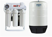 RO Reverse Osmosis Water Filtration System 400 GPD 20 G Tank Booster Pump