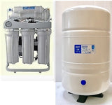 RO Reverse Osmosis Water Filter System 200 GPD - Booster Pump - 10 Gallon Tank