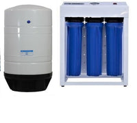 Reverse Osmosis Water Filtration System 800 GPD Dual Booster Pump Auto Flush RO - 20 G Tank