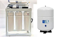 Light Commercial Reverse Osmosis Water Filter System 400 GPD w/booster pump 110V