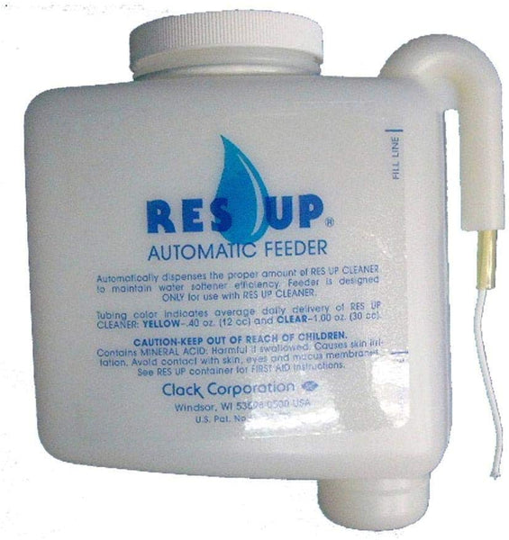 Res-Up Liquid Resin Cleaner Feeder - 0.4 oz Feeder w/Yellow Tube – Titan  Water Pro