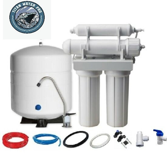RO DRINKING WATER RO REVERSE OSMOSIS WATER FILTER SYSTEMS TFC-1812-50 4 Stage - 4.5G Tank