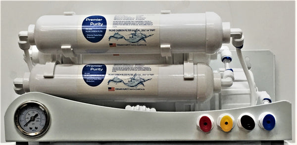 Compact Reverse Osmosis Water Filter System - 400 GPD Line Pressure