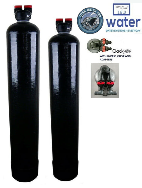 SALT FREE WATER SOFTENER CONDITIONER  LITER 12 GPM W. CATALYTIC CARBON FILTER