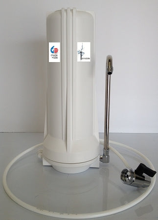 Countertop Single Stage Drinking Water Filter - Carbon Filter - Complete Unit