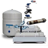 Counter Top Reverse Osmosis Alkaline/Ionizer Neg ORP Water Filter System 2G Tank 50 GPD