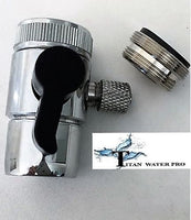 Faucet Diverter Valve 3/8" compression RO, Drinking Water Filter & adapter ring