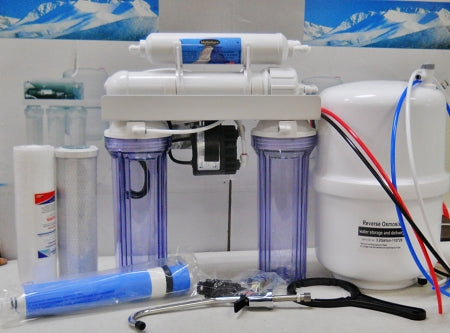 Reverse Osmosis Water Filter System With Permeate Pump - 4 Stage