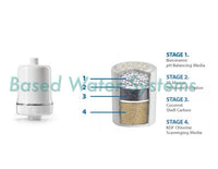 HydroGuard 4-stage Shower Filter pH Balancing,Sediment,GAC & KDF