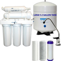 RO Water Filter Water Filter Reverse Osmosis System 5 Stages 150GPD 6.5 G Tank