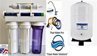 RO-Reverse Osmosis Water Filtration System 1:1 Ratio Pentair GRO36 Hi Recovery 