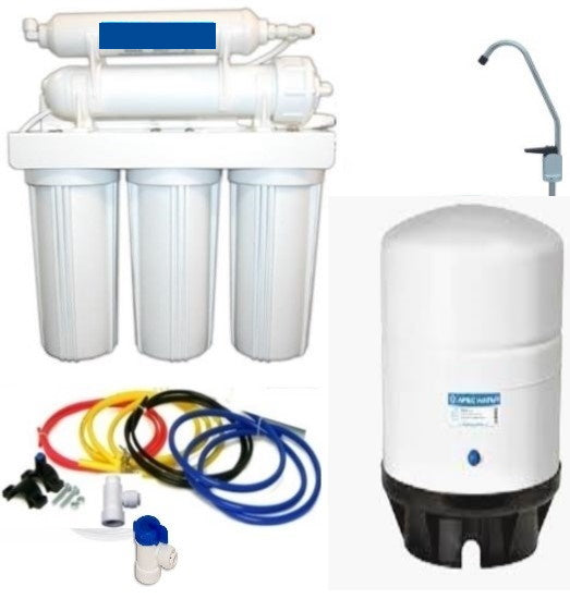 Reverse Osmosis Water Filtration System 5 Stage - RO Tank 14 Gallon