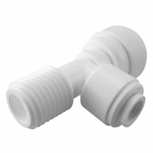 Male Run Tee 1/4" Quick Connection Fitting Parts for Water Filters / RO Systems