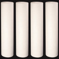 (4) 20" x 4.5" BIG BLUE WHOLE HOUSE WATER FILTER SEDIMENT 5 MICRON WATER FILTER