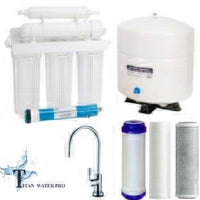 RO Reverse Osmosis Water Filter 5 Stage System - Upgraded Brass Nickel Faucet