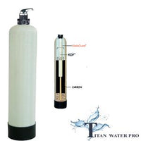 WHOLE HOUSE WATER FILTERS SYSTEMS KDF55/GAC Manual Backwash Valve - 10"x35" FRP Tank